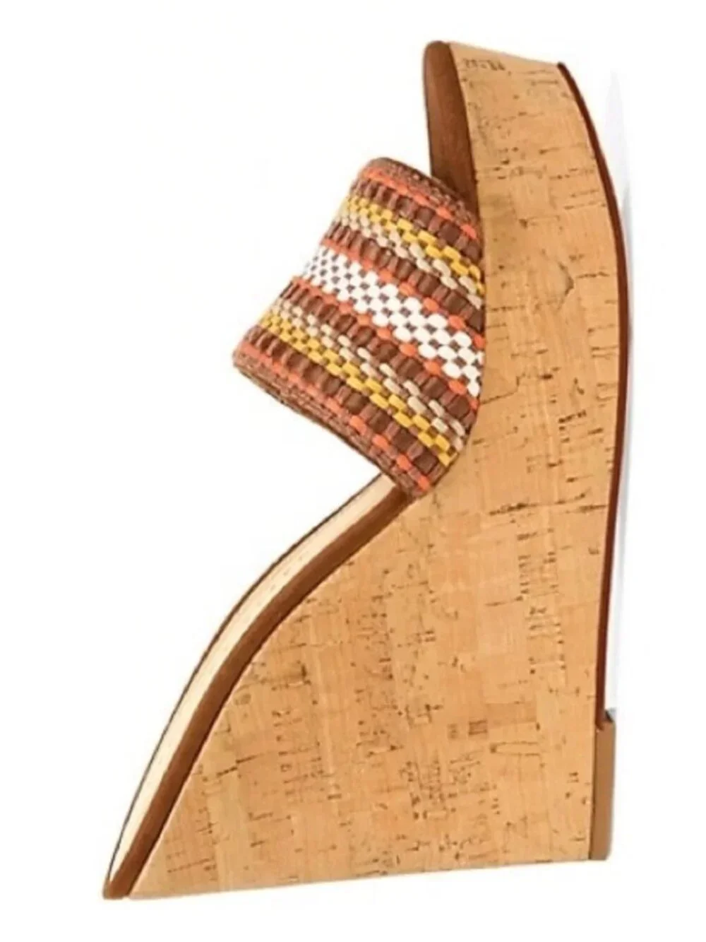 Veronica Beard Dali Woven Wedge Sandals in Brown 9.5 NWT